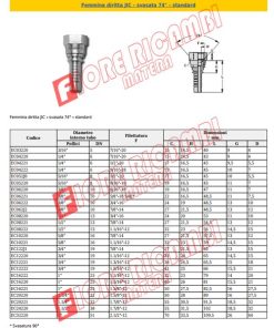 EC06222 - COD/P. F. 3/4 JIC  X T.3/8